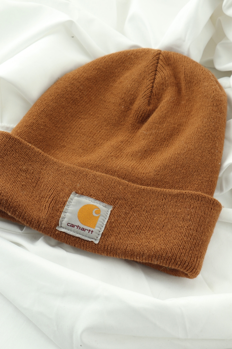 (F) 칼하트 모자 된장 카멜 따뜻 비니 니트 아메카지-272A