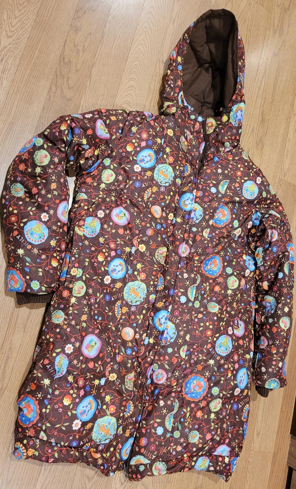 오일릴리 양면 다운패딩55