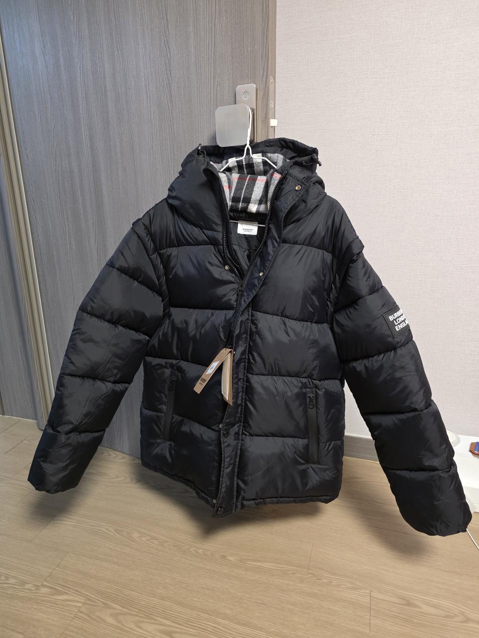 버버리 남성 패딩 L사이즈 100 새상품