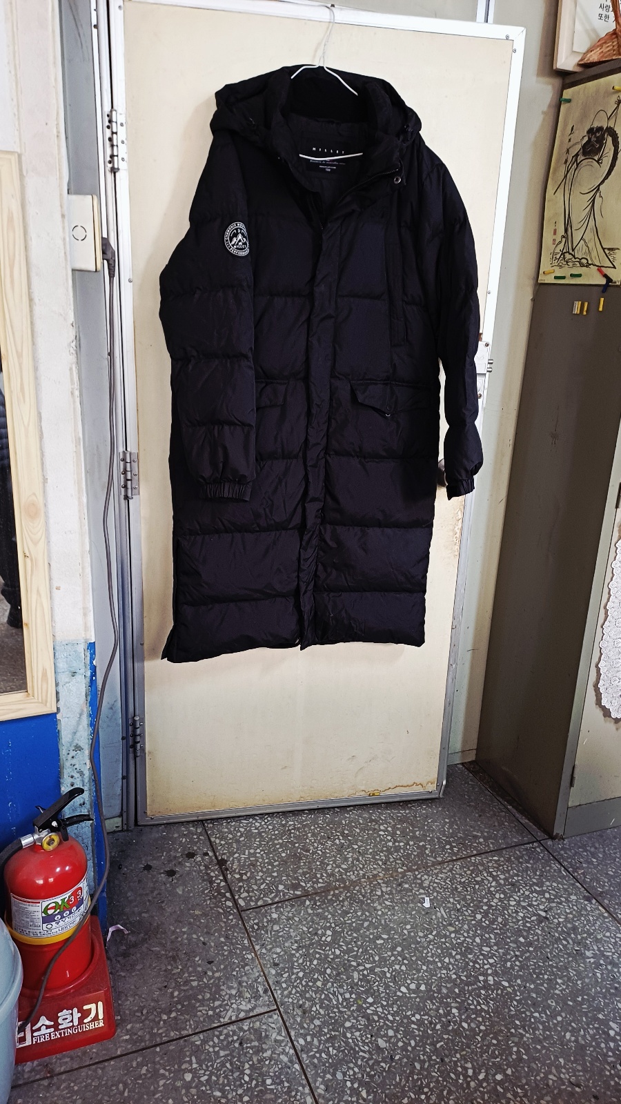 밀래 남성 롱패딩 100싸이즈