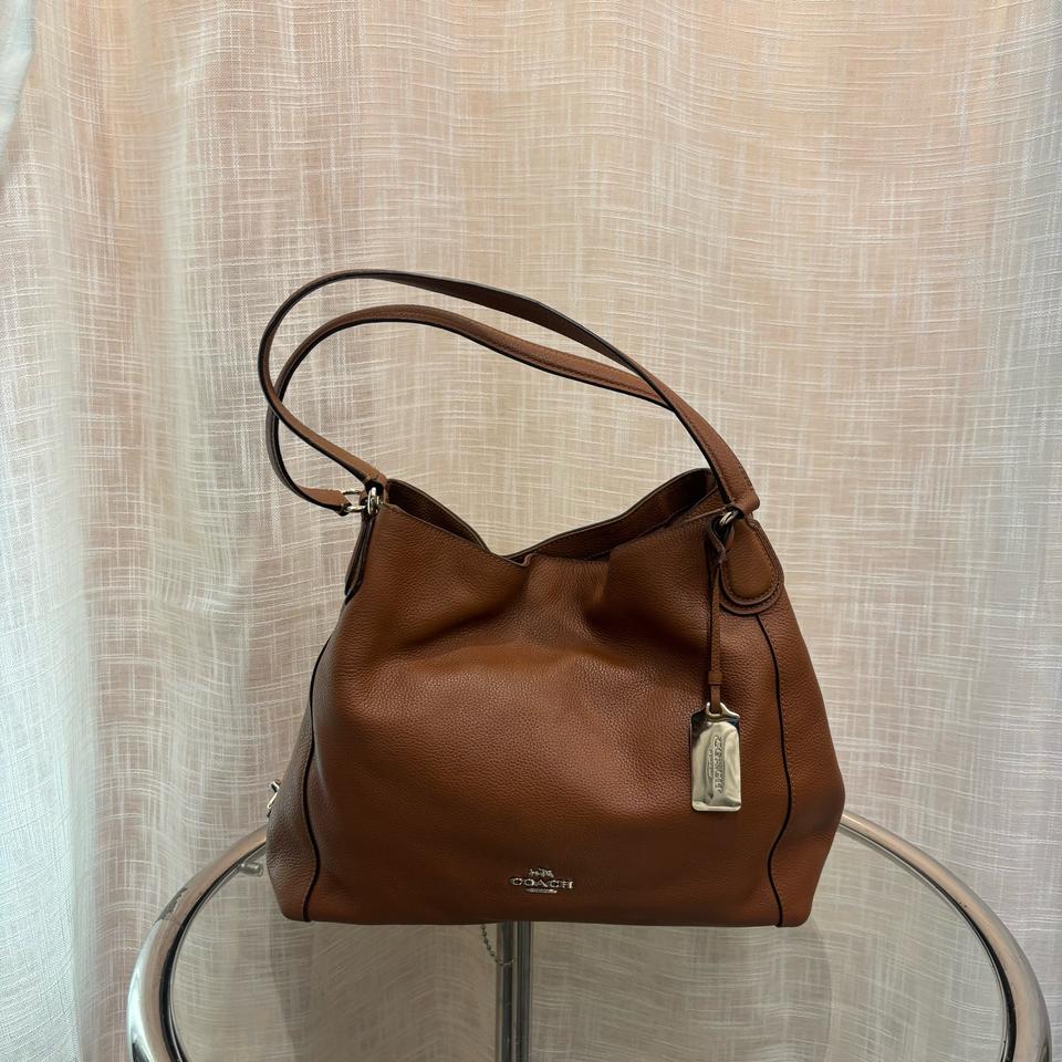 정품 코치 가죽 숄더백