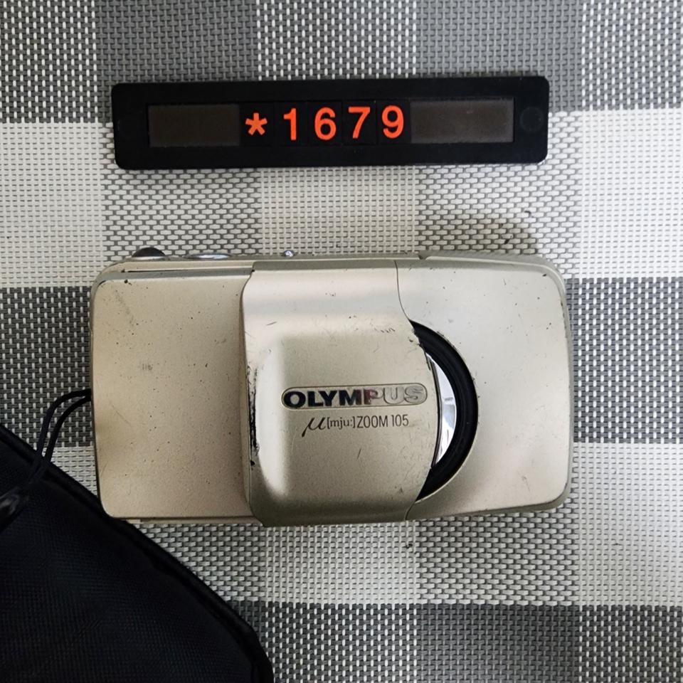 올림푸스 뮤 줌 105 디럭스 필름카메라 파우치포함