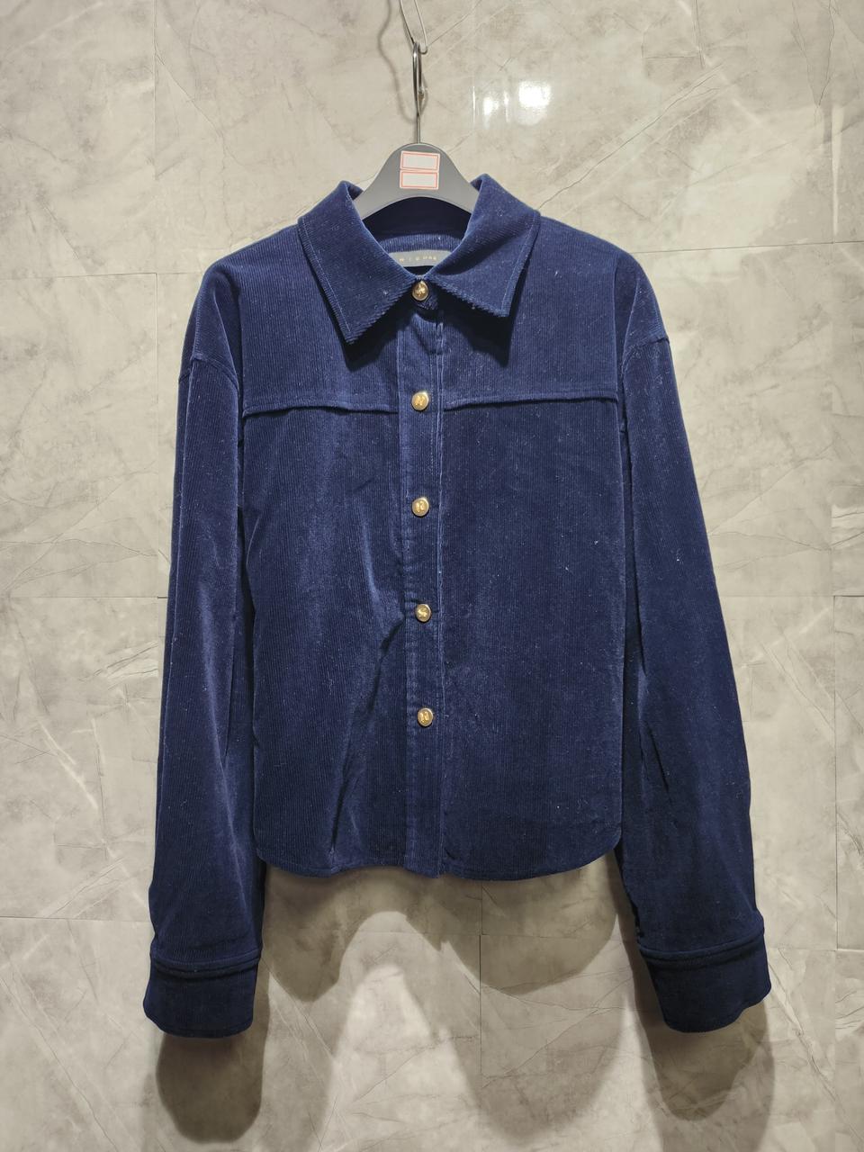 미샤 네이비 코듀로이 셔츠