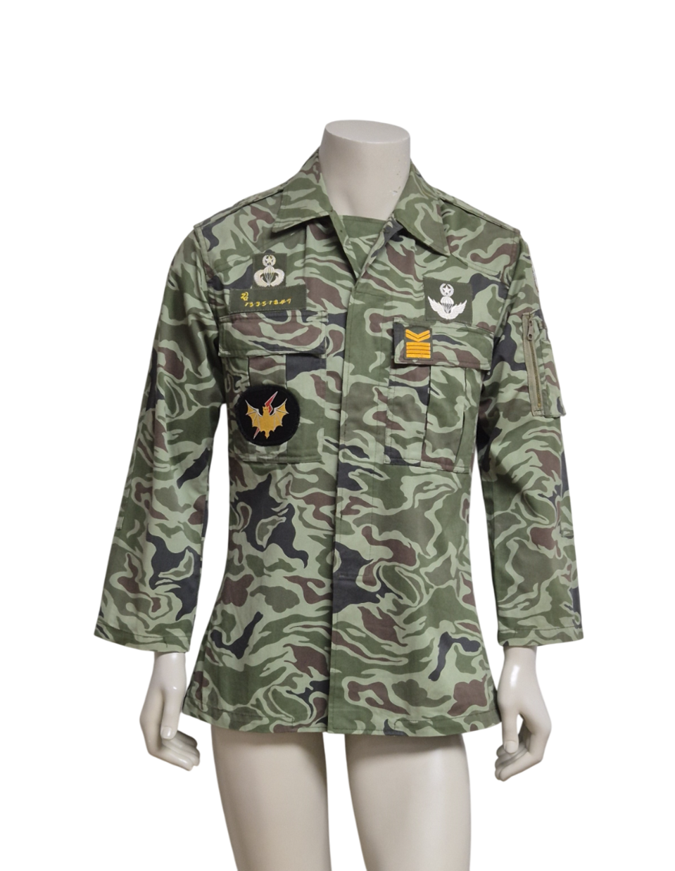 ⭐육군 구형 11공수특전여단 중사 충정무늬 충정복 전투복 상의 자켓 M⭐