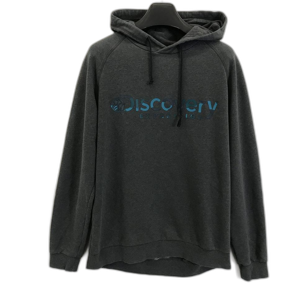 디스커버리 그레이 후드티셔츠 [100사이즈]