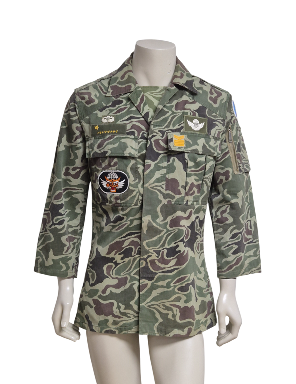 ⭐육군 구형 9공수특전여단 중사 충정무늬 충정복 전투복 상의 자켓 (M⭐