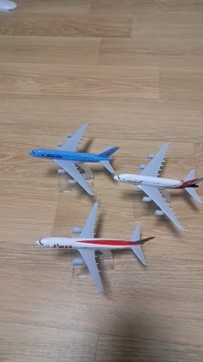 티웨이.대한항공.아시아나.3대.4만.16cm.새상품.소품.