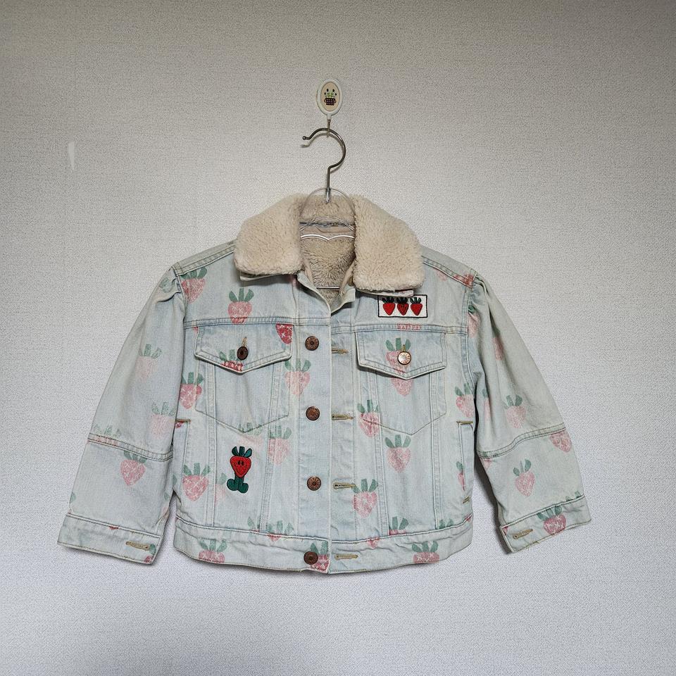 리미떼두두 키즈 털 청자켓 100