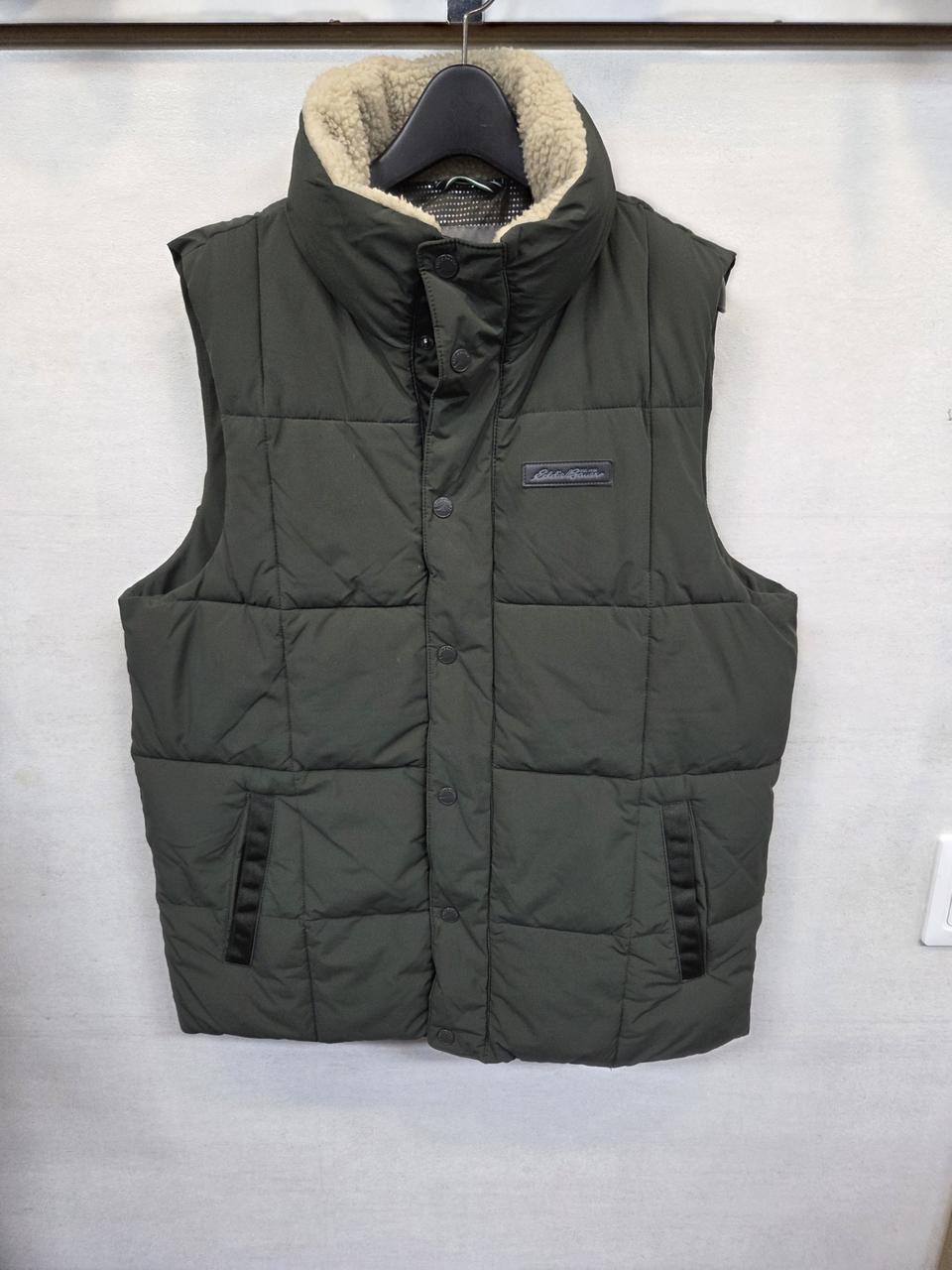 에디바우어 셰르파 패딩조끼 L 카키