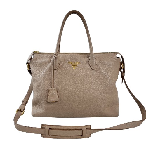 정품 프라다 비텔로 다이노 베이지 2-WAY 백