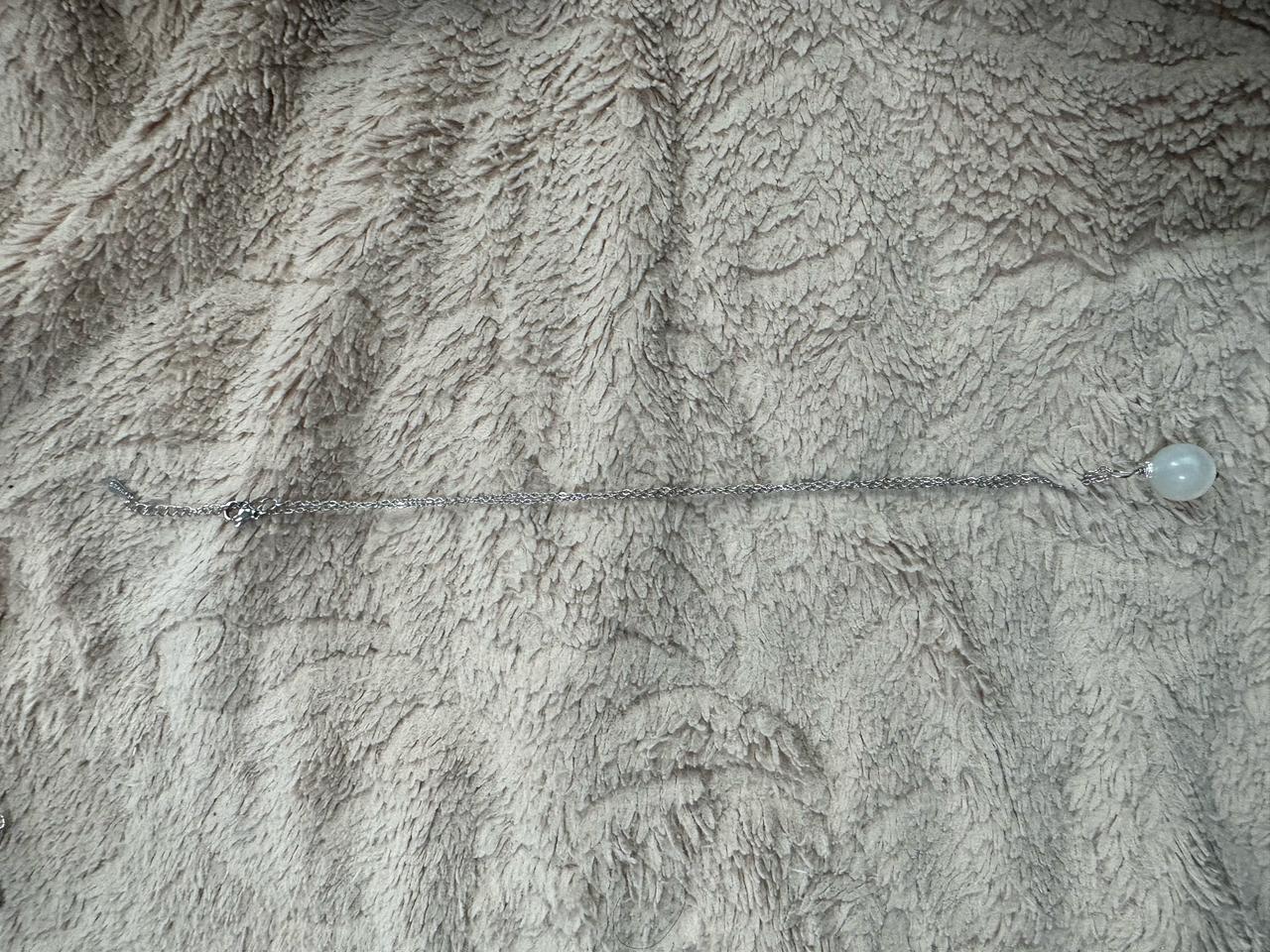 미사용 실버 925 신비로운 문스톤 볼 펜던트 목걸이 판매합니다