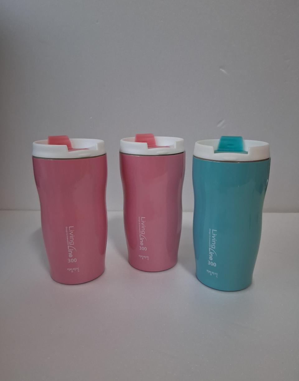 리빙라인 땅콩 텀블러 300ml 새제품