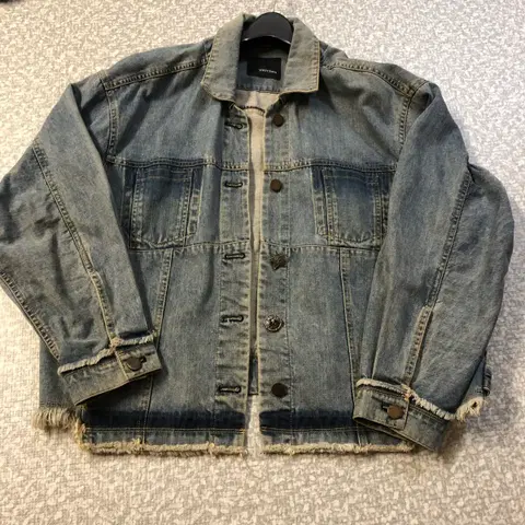 제평 메르헨 데님 청 자켓 점퍼 출근룩 타임마인랑방스탈