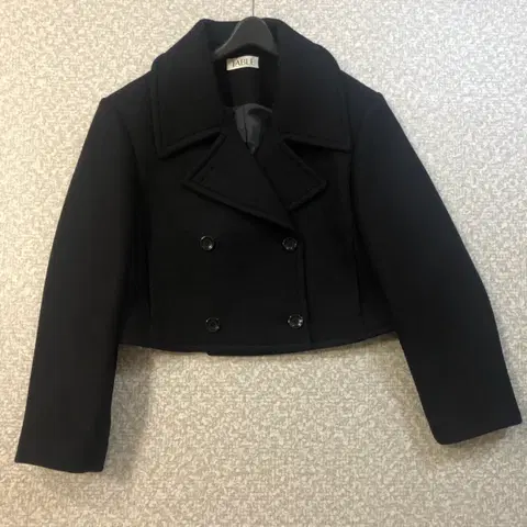 스튜디오테이블 베이 숏 울90 피 코트 울자켓 올드머니룩 더무이