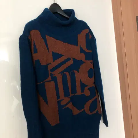 비비안웨스트우드 앵글로매니아 정품 니트 터틀넥 폴라 올드머니룩