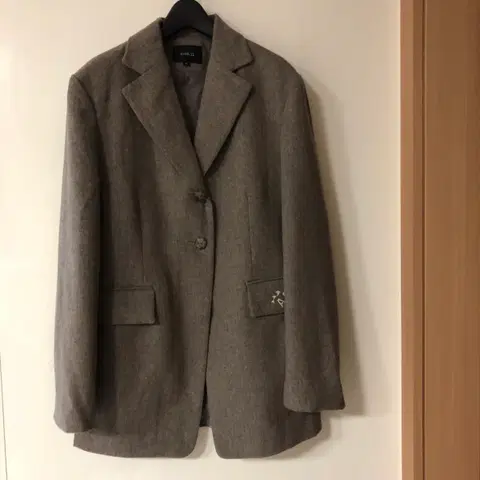 제평 스미스11 울 캐시미어 자수 자켓 22년 타임스탈 하객룩 출근룩