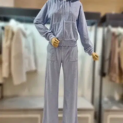 코인코즈 후드집업 트레이닝 세트 하늘색 55사이즈 새제품