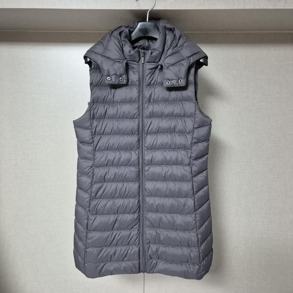 55)스튜디오럭스 여성 구스패딩 조끼 후드 