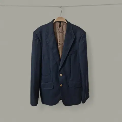 커스텀멜로우 남성 네이비 블레이저 자켓