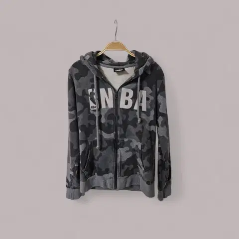 NBA 카모 그레이 후드집업