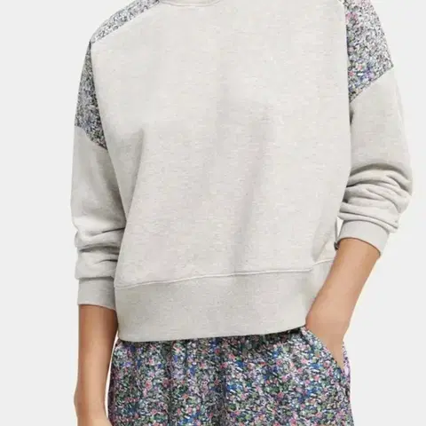 스카치앤소다 블룸 플로럴 스웻 셔츠