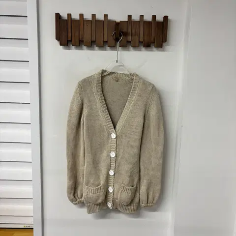 버버리 니트 가디건