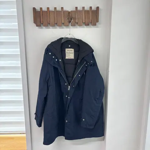 쟈딕앤볼테르 네이비 오버핏 패디드 야상자켓