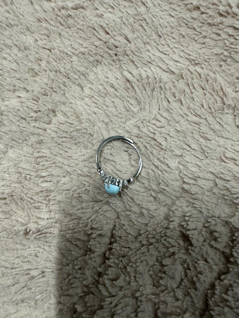 미사용 실버 925 라리마 원석 오픈링 판매합니다