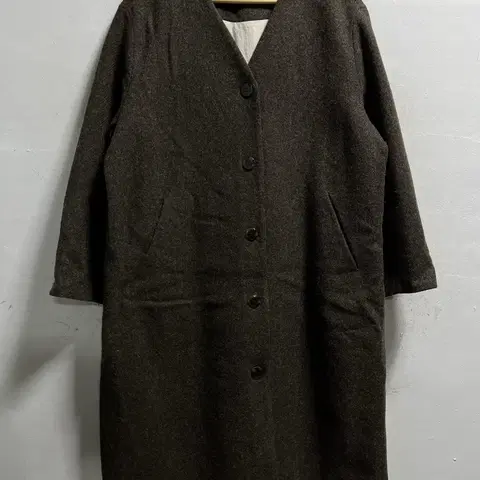 Free borus 알파카 울 루즈핏 롱코트 정품