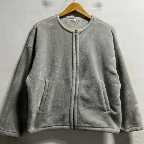 66 무인양품 루즈핏 플리스 후리스 자켓 정품