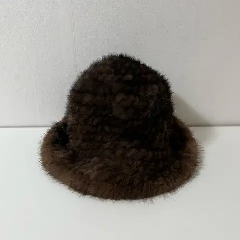 밍크 퍼 버킷햇 벙거지 모자