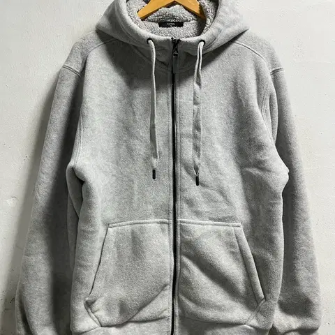 105 TOPTEN 양털 뽀글이 후리스 후드집업 정품