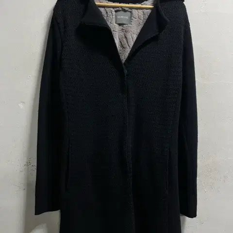 66 So.Wool 보아털 루즈핏 롱 가디건 정품