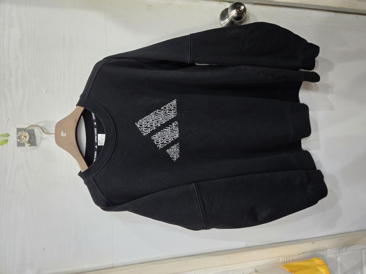 L,100 )) adidas 아디다스 맨투맨! 블랙색상! 로고가 이뻐요!