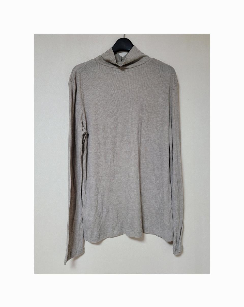 터틀넥 긴팔 목폴라티 브라운 100