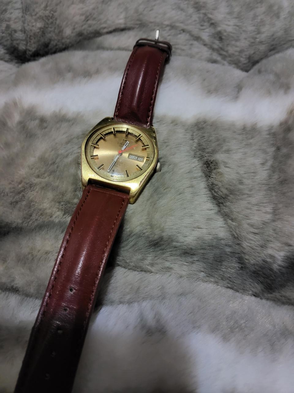 티쏘빈티지오토매틱금장시계(금도금)씨스타PR516 GL