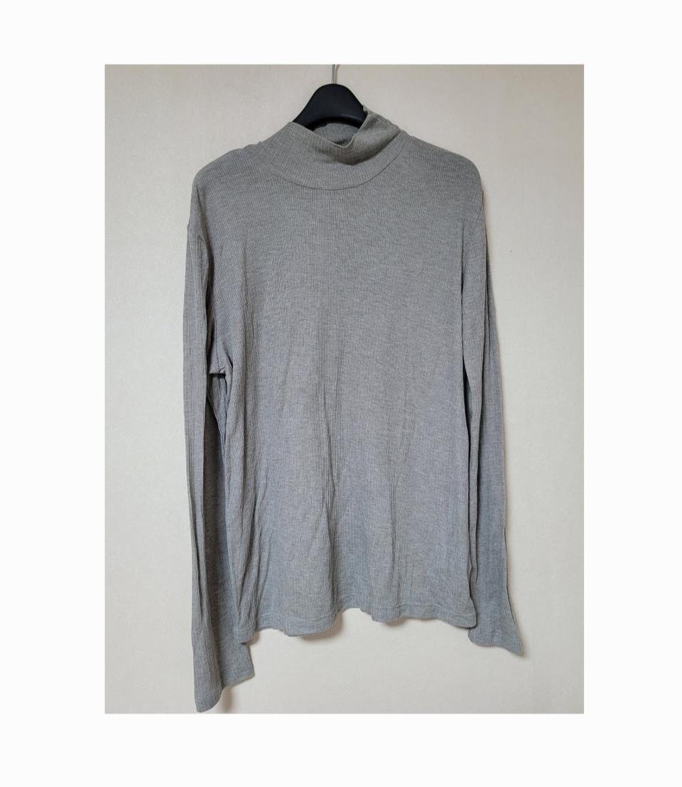 터틀넥 긴팔 목폴라티 그레이 100