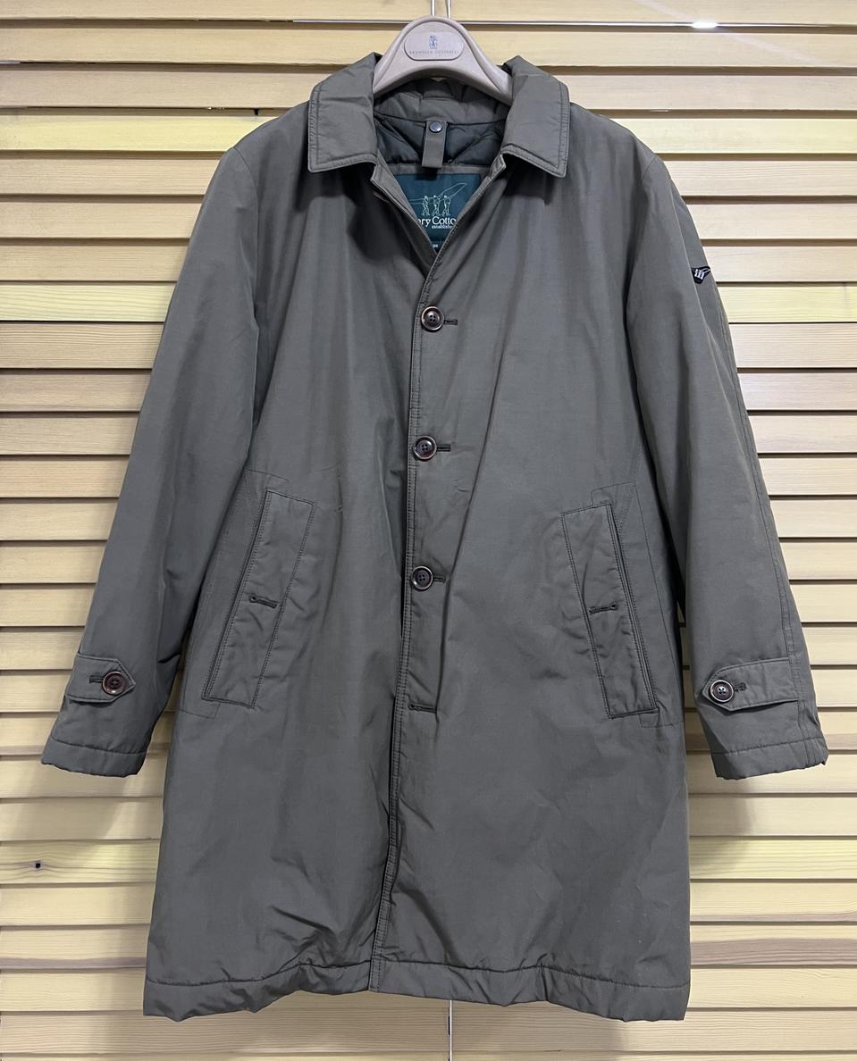 헨리코튼 카키 워크 다운패딩코트