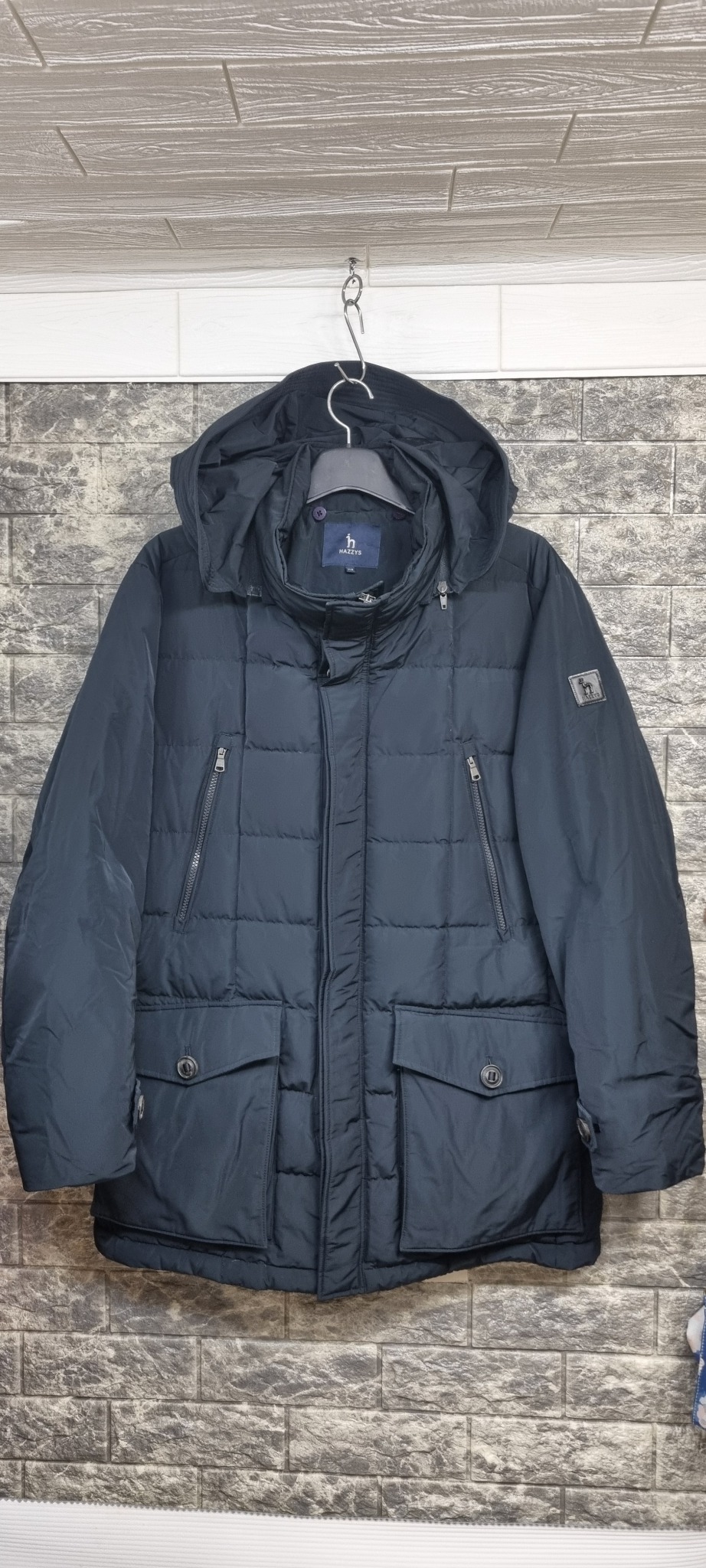 헤지스 거윗털 구스패딩110호