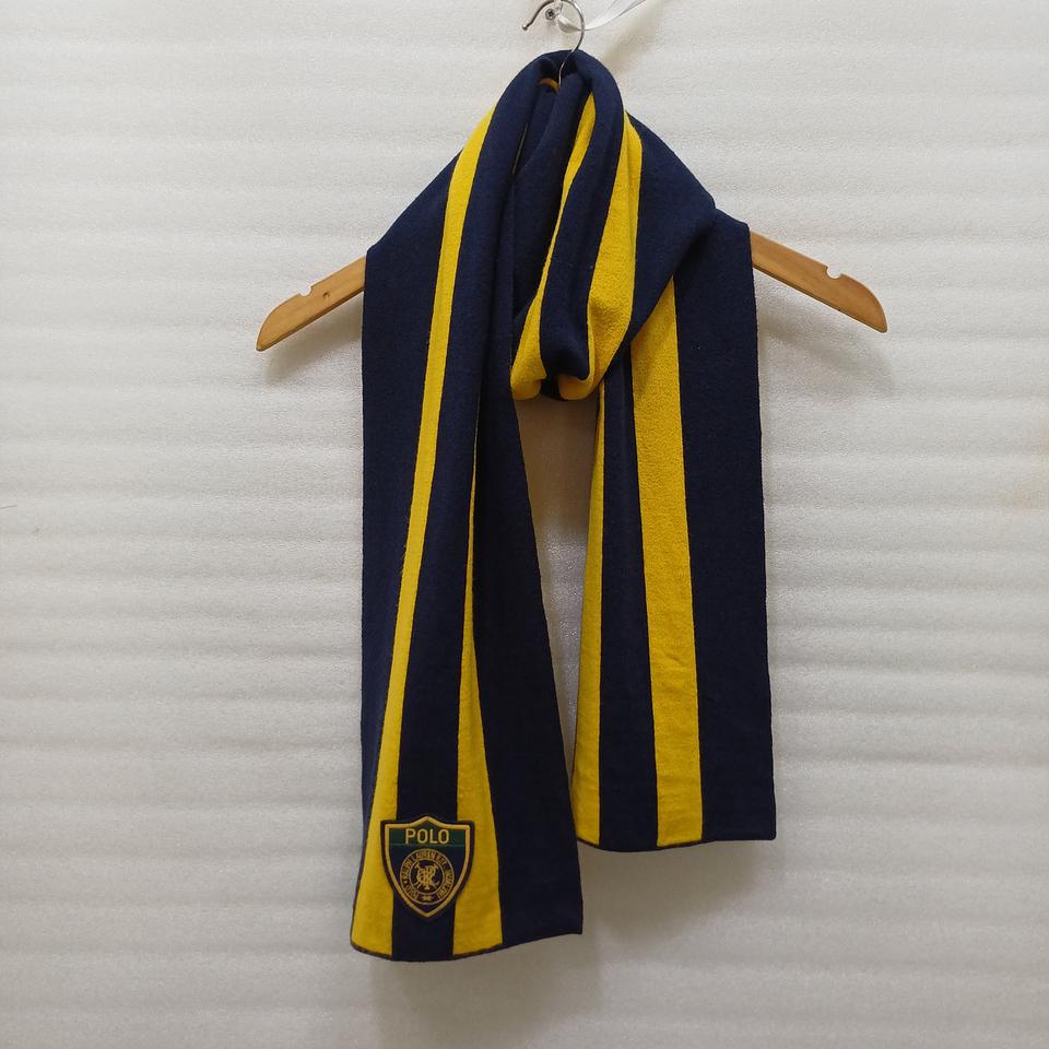 폴로 울 니트 롱 머플러 목도리 양면 사랑봉봉