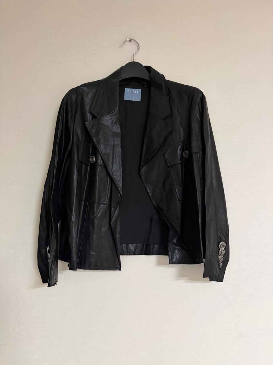 타임 애코 레더 자켓
