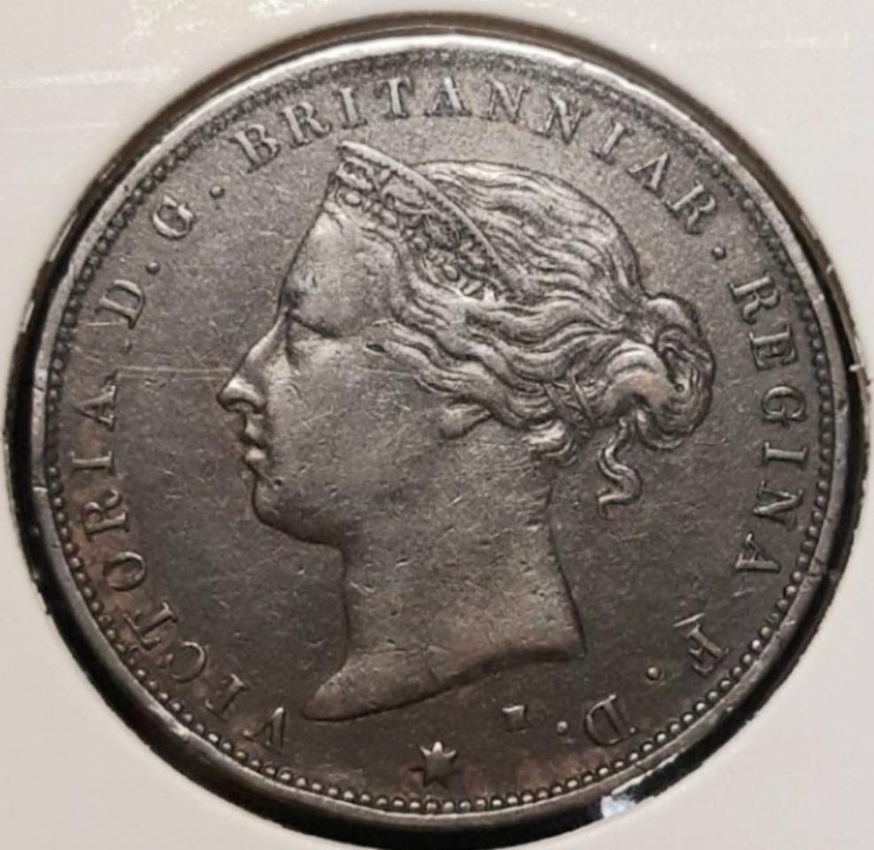 영국 저지 빅토리아 1877년 1/24실링.외국주화 주화 화폐 동전