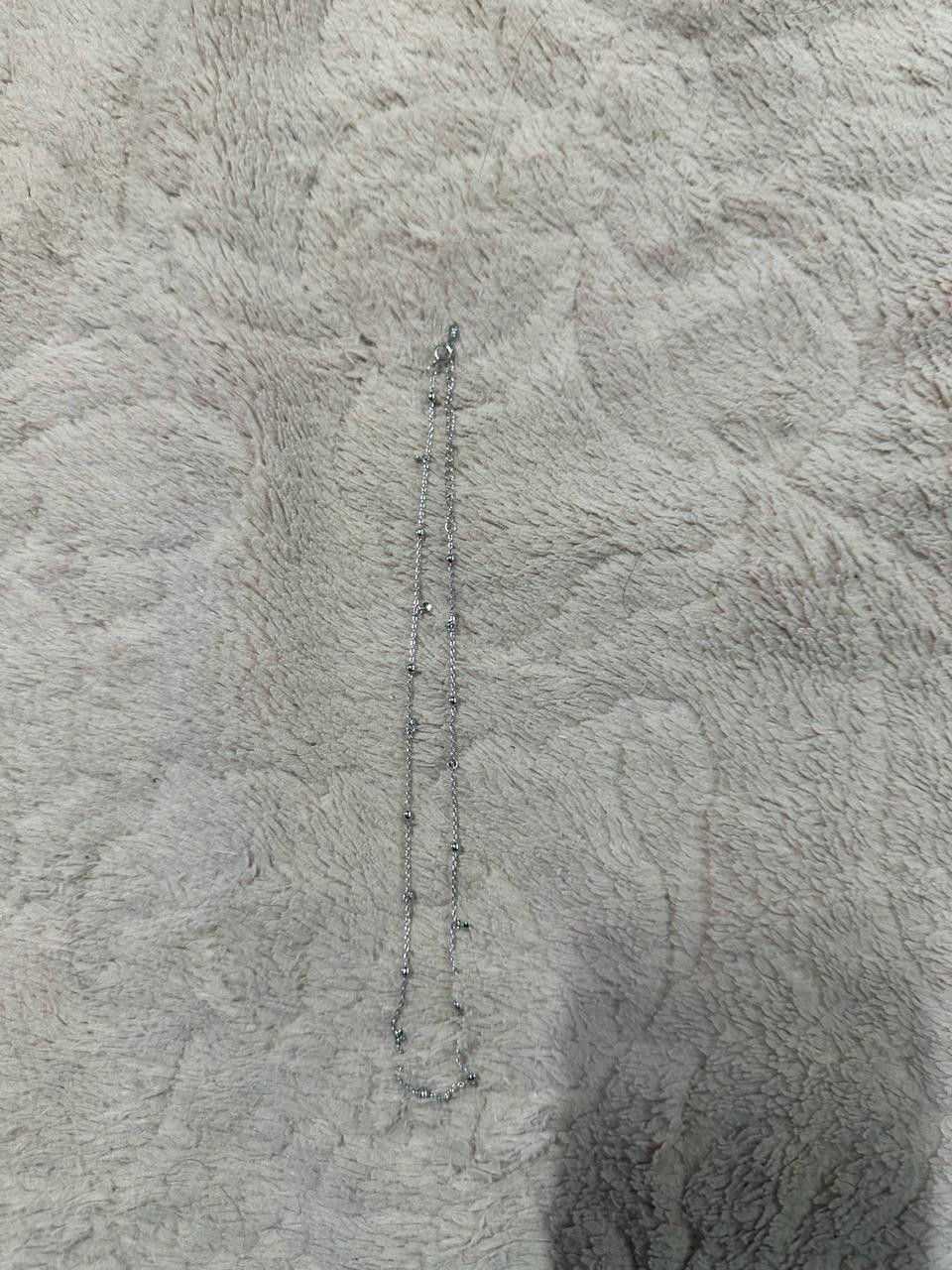 [925실버] 미사용 실버 볼 포인트 데일리 목걸이 판매 합니다