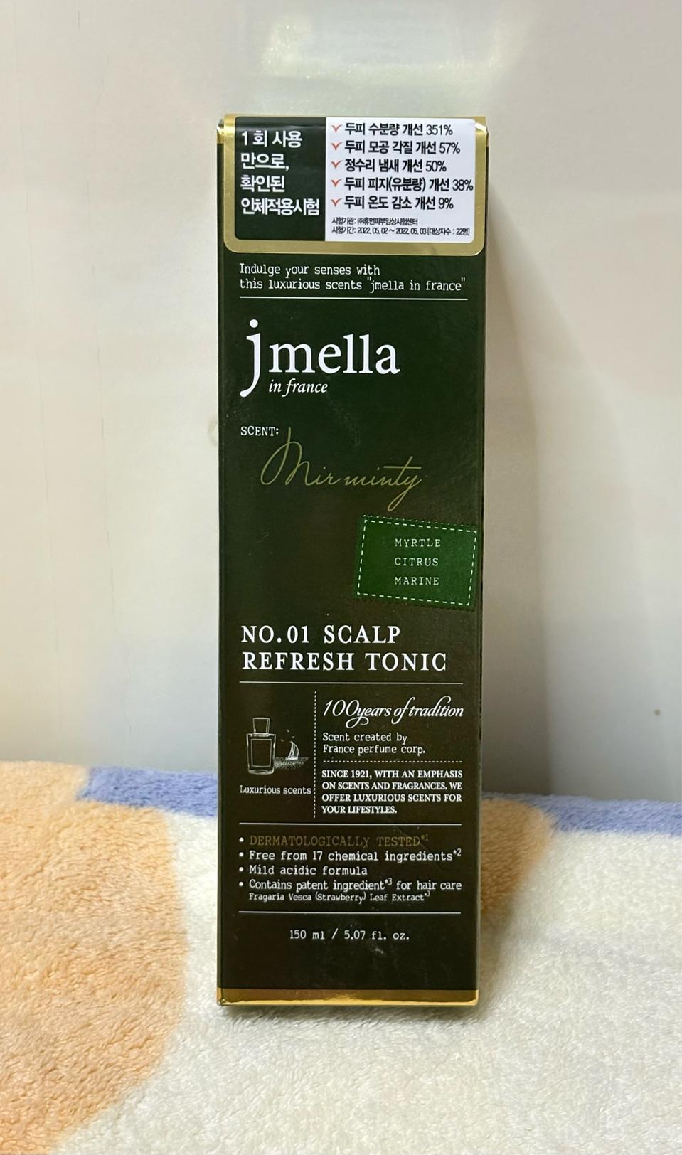 제이멜라 인 프랑스 미르민티 스칼프 리프레식토닉 150ml
