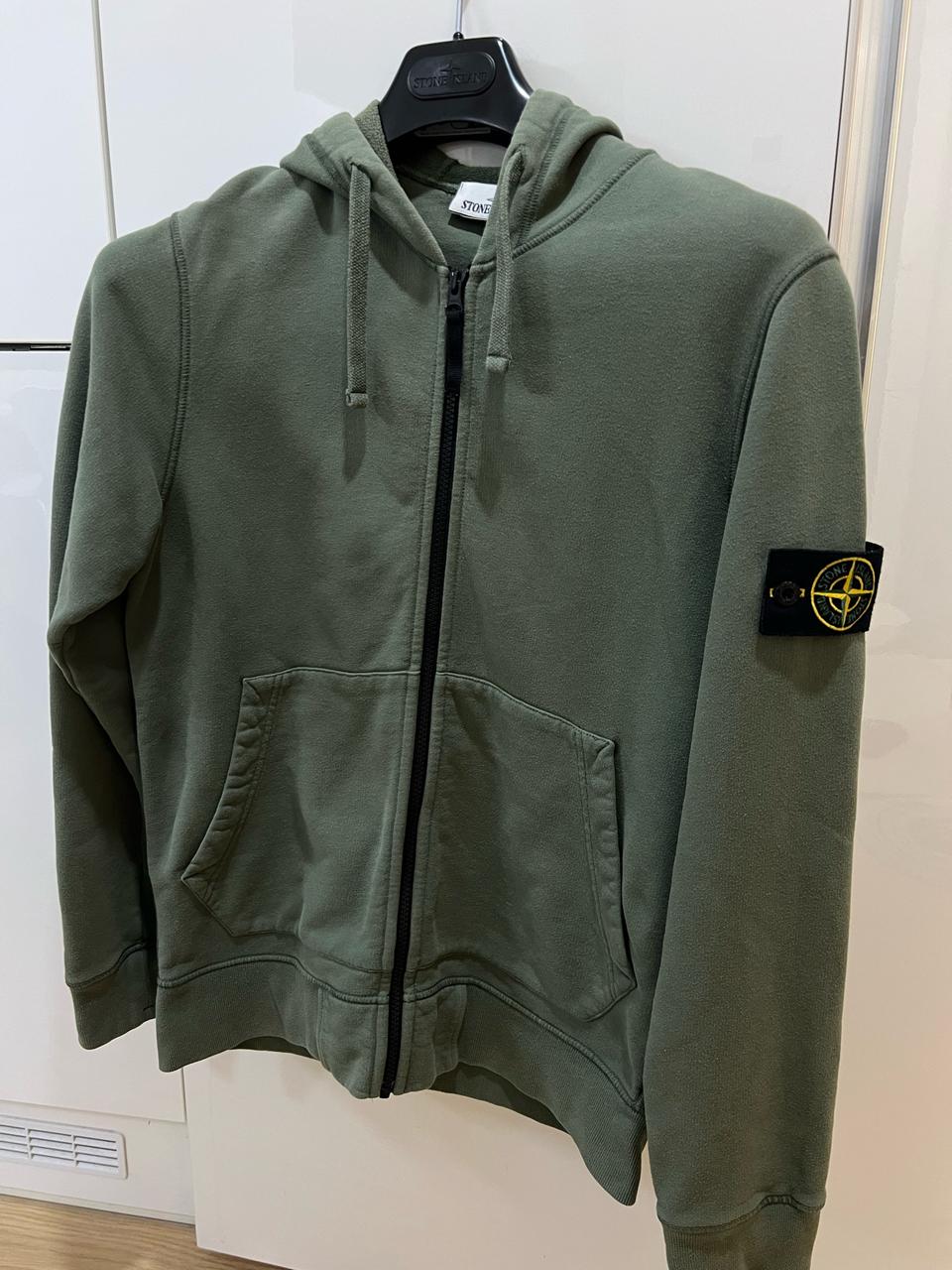 23ss 스톤아일랜드 카키 후드집업 S