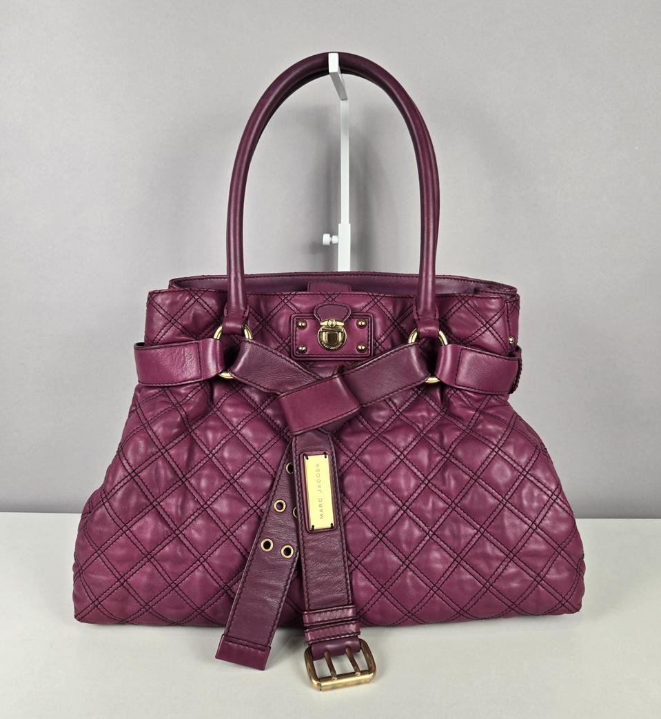 마크제이콥스 브루나 퀼팅 레더 램스킨 토트백 가방 정품 Bruna bag