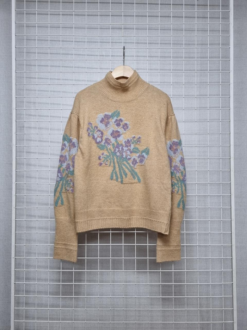 듀엘 플라워 니트