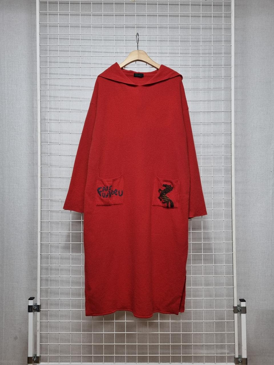 베네통 후드 니트원피스