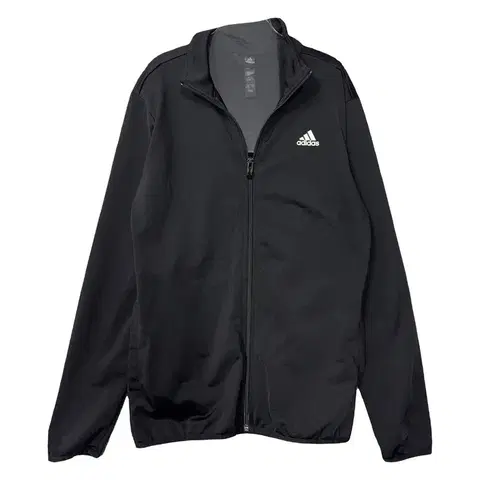 150 아디다스 블랙 키즈 기능성 집업