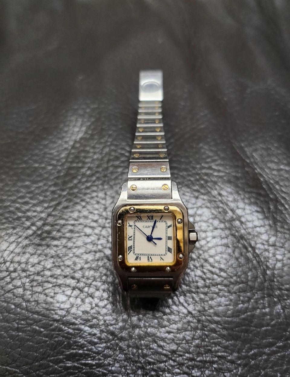 까르띠에 산토스 콤비 시계